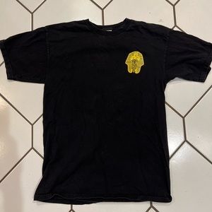 Crooks and castles boys, black logo, graphic, short sleeve, T-shirt, size medium